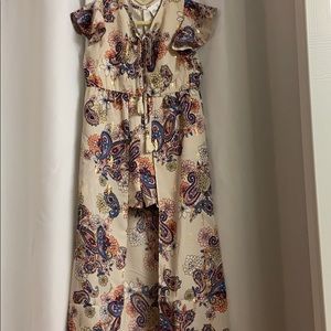 Little girl dress with shorts attached